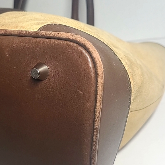 Coach Vintage Suede and Leather Hampton XL Tote/Carryall #H3S-5121 - Picture 7 of 17